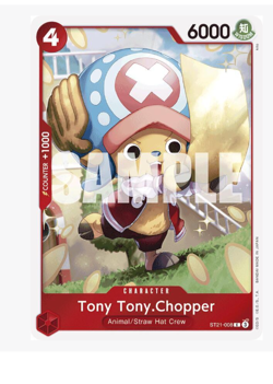 x4 Tony Tony.Chopper - ST21-008 - C One Piece - Image 1