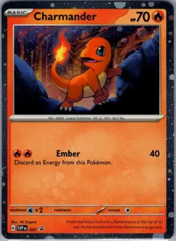 Charmander - (Cosmos Holo) 047 Holo Scarlet & Violet Promo - Pokemon Card - NM - Image 1