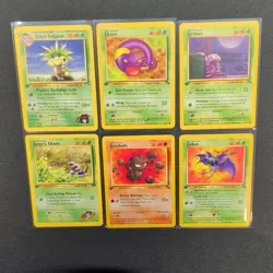 Pokemon TCG 6 Card First Edition Lot Gym Heroes/Gym Challenge/Fossil - Image 1