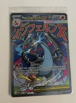 Pokemon Mega Charizard X EX Card 023 English TCG Mega Charizard UPC Promo sealed - Image 1