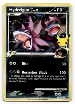 Hydreigon C lv.61 SWSH: Sword & Shield Promo Cards - Pokemon NM SWSH138 - Image 1
