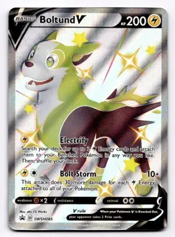 Boltund V - SWSH: Sword & Shield Promo Cards - Pokemon NM SWSH085 - Image 1