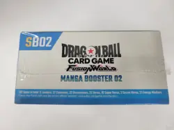 SEALED DRAGON BALL FUSION WORLD CARD GAME MANGA BOOSTER SB02 ENGLISH BOX SEALED - Image 3
