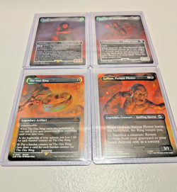 MTG LTR Lord Of The Rings The One Ring FOIL scene set 448 - 451 *Pack fresh-NM* - Image 1