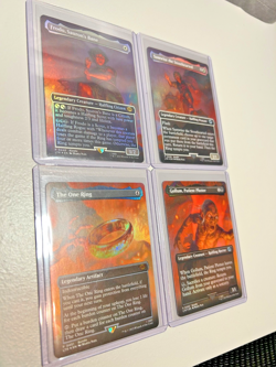 MTG LTR Lord Of The Rings The One Ring FOIL scene set 448 - 451 *Pack fresh-NM* - Image 2