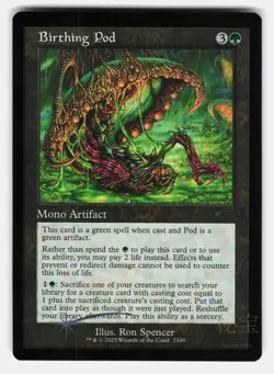 BIRTHING POD FOIL(RETRO FRAME) SLD2349 - Magic: The Gathering - SPENCER NM/M - Image 1
