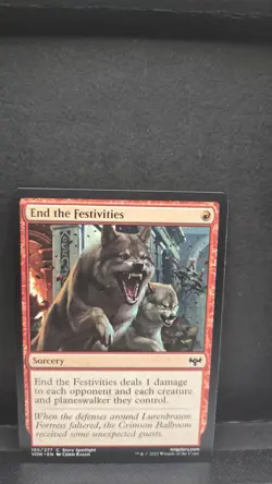 End the Festivities 155 Common Innistrad: Crimson Vow MTG NM - Image 1