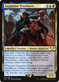 Inquisitor Eisenhorn - Warhammer 40k - Rare - MTG Magic Pack fresh - Image 1