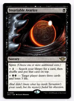 Insatiable Avarice OTJ 91 - - NM - Image 1