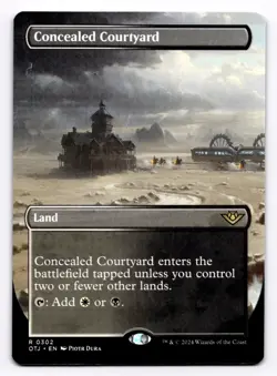 Concealed Courtyard (Borderless) OTJ 302 - - NM - Image 1