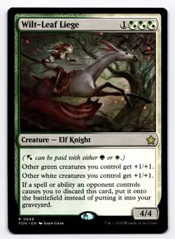 Wilt-Leaf Liege FDN 668 - Normal - NM - Magic the Gathering - Image 1
