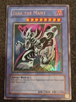 Yugioh Zera The Mant Premium Pack Secret Rare PP01-EN011 Konami 2007- VLP - Image 1