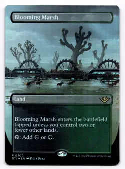 Blooming Marsh (Borderless) OTJ 300 - Foil - NM - Image 1