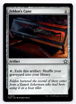 Feldon's Cane FDN 673 - - NM - Magic the Gathering - Image 1