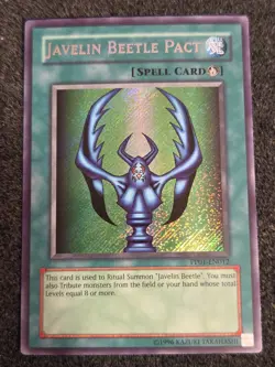 Javelin Beetle Pact - PP01-EN012 - Secret Rare - Unlimited Edition NM Yugioh Pre - Image 1