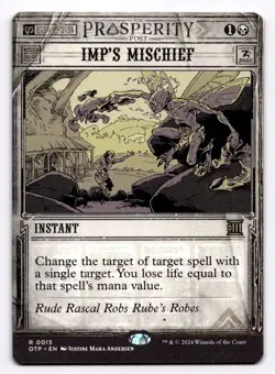 Imp's Mischief OTP 15 - - NM - Magic the Gathering - Image 1