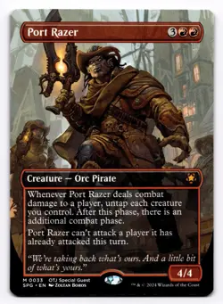 Port Razer (Borderless) -SPG- 33 Normal NM - Magic: The Gathering - Image 1