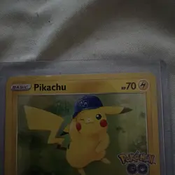 Pokemon SEALED Pikachu 028/078 Pokemon Go Holofoil Promo - Image 2