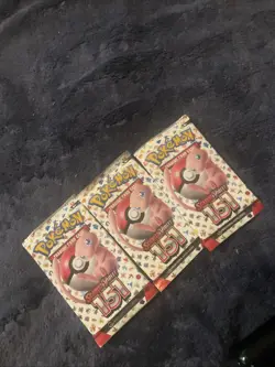 3x Sealed Pokemon 151 Booster Packs LOT English - SV: Scarlet & Violet 151 - Image 2