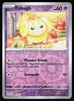 Fidough 66/142 Common Stellar Crown Pokemon Reverse Holo NM - Image 1