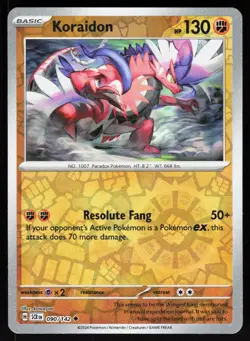 Koraidon 90/142 Uncommon Stellar Crown Pokemon Reverse Holo NM - Image 1