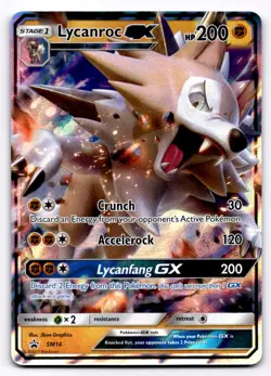 Lycanroc GX SM Promos - Pokemon NM SM14 - Image 1