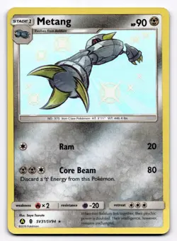 Metang Hidden Fates: Shiny Vault - Pokemon NM SV31/SV94 - Image 1