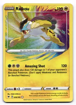 Raikou SWSH04: Vivid Voltage - Pokemon NM 050/185 - Image 1