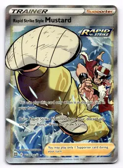 Rapid Strike Style Mustard SWSH09: Brilliant Stars Trainer Gallery - Pokemon NM - Image 1