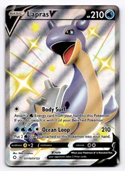 Lapras V Shining Fates: Shiny Vault - Pokemon NM SV110/SV122 - Image 1