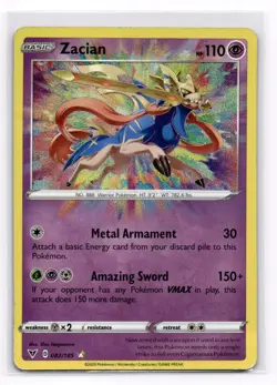 Zacian SWSH04: Vivid Voltage - Pokemon NM 082/185 - Image 1