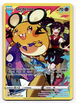 Dedenne SWSH09: Brilliant Stars Trainer Gallery - Pokemon NM TG07/TG30 - Image 1