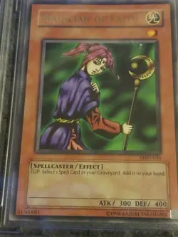 Magician of Faith MRD-036 BCCG Gem Mint 10 Rare Yugioh Metal Raiders 2002 - Image 3