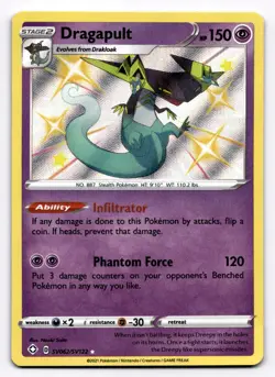 Dragapult Shining Fates: Shiny Vault - Pokemon NM SV062/SV122 - Image 1