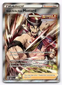 Single Strike Style Mustard SWSH09: Brilliant Stars Trainer Gallery - Pokemon NM - Image 1