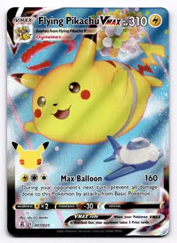 Flying Pikachu VMAX Celebrations - Pokemon NM 007/025 - Image 1