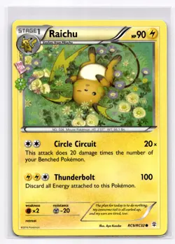 Raichu Generations: Radiant Collection - Pokemon NM RC9/RC32 - Image 1