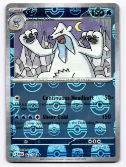 Beartic (Master Ball Pattern) SV: Black Bolt - Pokemon NM 026/086 - Image 1
