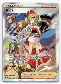 Irida Crown Zenith: Galarian Gallery - Pokemon NM GG63/GG70 - Image 1