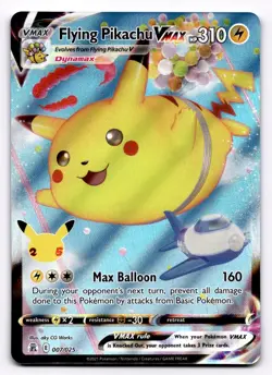 Flying Pikachu VMAX Celebrations - Pokemon NM 007/025 - Image 1