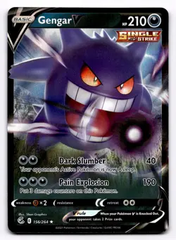 Gengar V SWSH08: Fusion Strike - Pokemon NM 156/264 - Image 1
