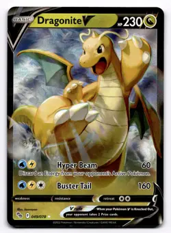 Dragonite V Pokemon GO - Pokemon NM 049/078 - Image 1