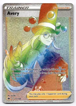 Avery (Secret) SWSH06: Chilling Reign - Pokemon NM 211/198 - Image 1