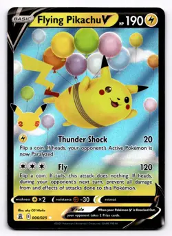 Flying Pikachu V Celebrations - Pokemon NM 006/025 - Image 1
