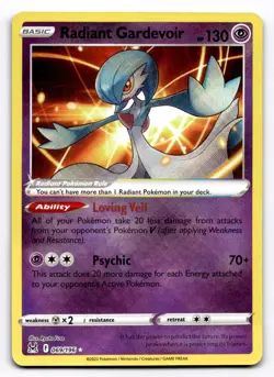 Radiant Gardevoir SWSH11: Lost Origin - Pokemon NM 069/196 - Image 1