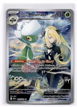 Cynthia's Roserade SV10: Destined Rivals - Pokemon NM 184/182 - Image 1