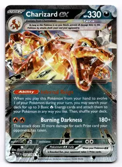 Charizard ex - SV: Paldean Fates - Pokemon NM 054/091 - Image 1