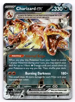 Charizard ex - SV: Paldean Fates - Pokemon NM 054/091 - Image 1