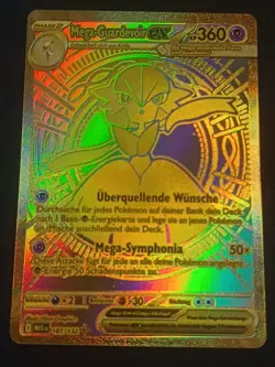 Mega-Guardevoir EX 187/132 Gold Rare Mega-Entwicklung Deutsch NM Pokemon - Image 1