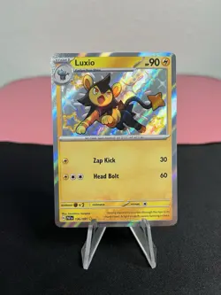 Luxio 136/091 Pokemon SV: Paldean Fates Shiny Rare Holo - NM - Image 1